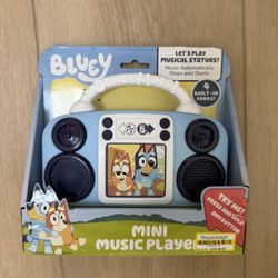 Bluey Freeze Mini Boombox Music Player