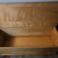 Real wood ceader chest