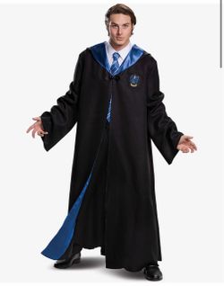 Disguise Harry Potter Ravenclaw Robe, Deluxe Wizarding World Adult Costume Accessory, Adult XL (42-46)
