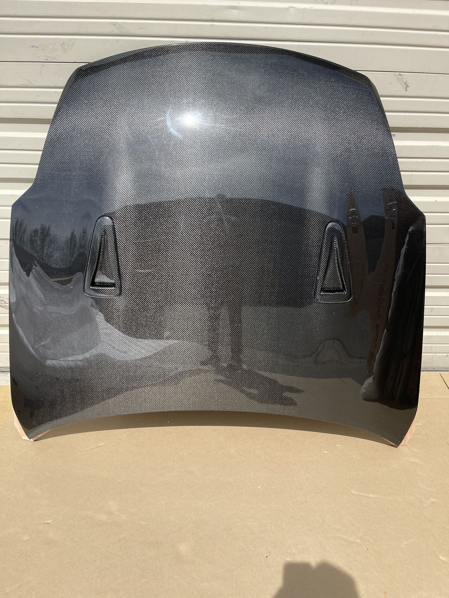 2003 2004 2005 2006 Nissan 350Z R35 GTR Style Carbon Fiber Vented Hood