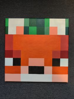 Minecraft Fox Painting