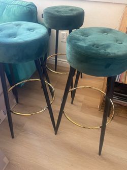 Stools “ 4 velvet Stools”