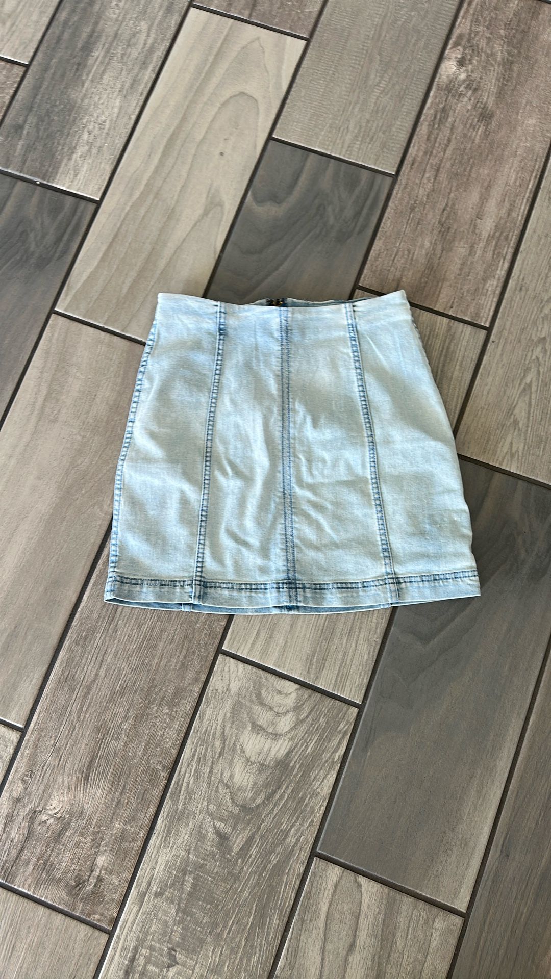 Free People Denim Jean Skirt