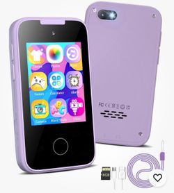 Kids Smart Phone Gifts for Girls 6-8 Year Old,Touchscreen Toy Cell Phone with Mu
