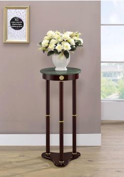 "NEW" Round Marble Top Side Table       (PRE-ASSEMBLED)