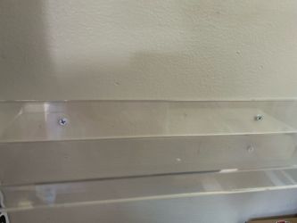 Acrylic clear shelf