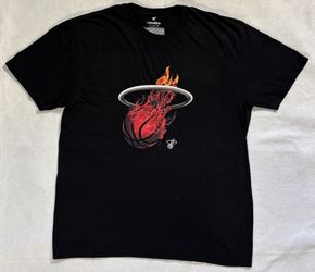 Fanatics Miami Heat Tee Mens Large Black