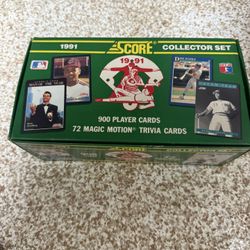 Full Set Of 1991 Score baseball cards