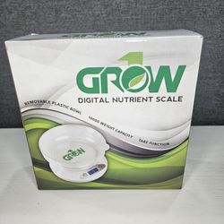 Grow1 Digital Food Herb Nutrient Scale. Weight Grams Ounces Kitchen Tool. 