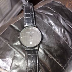 Kenneth Come Mens Watch W Leather Band