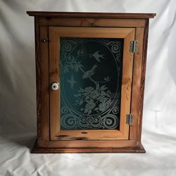 Barn wood cabinet