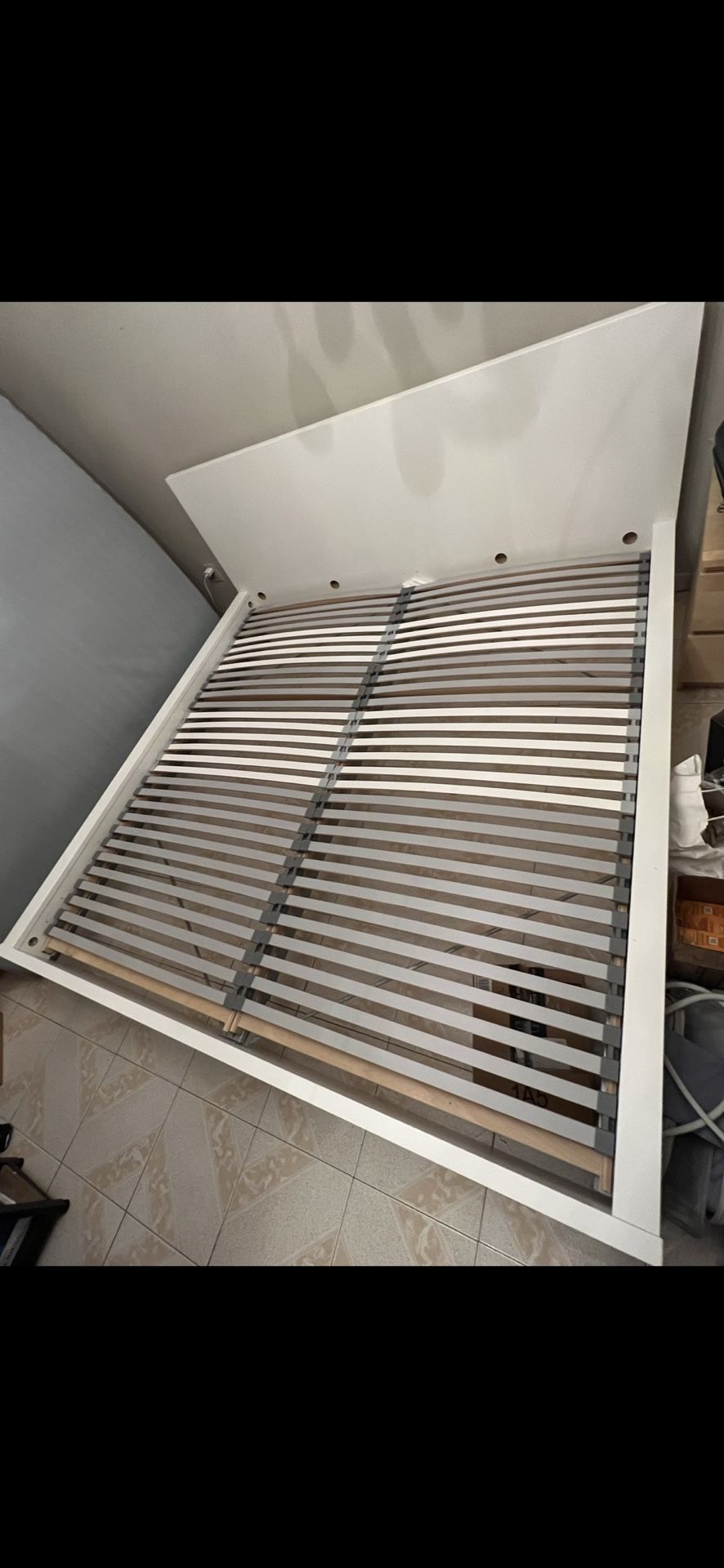 Used IKEA Malm King bed frame
