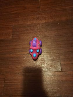 Small Pink Purple Toy Animal Figure