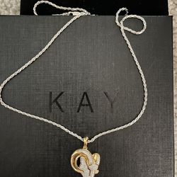 Brand New RAMS chain and earrings!!