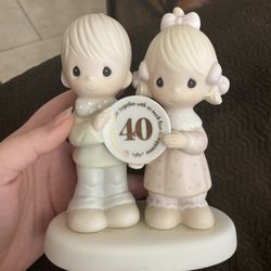 Vintage 1983 Precious Moments 40th Anniversary Figurine 
