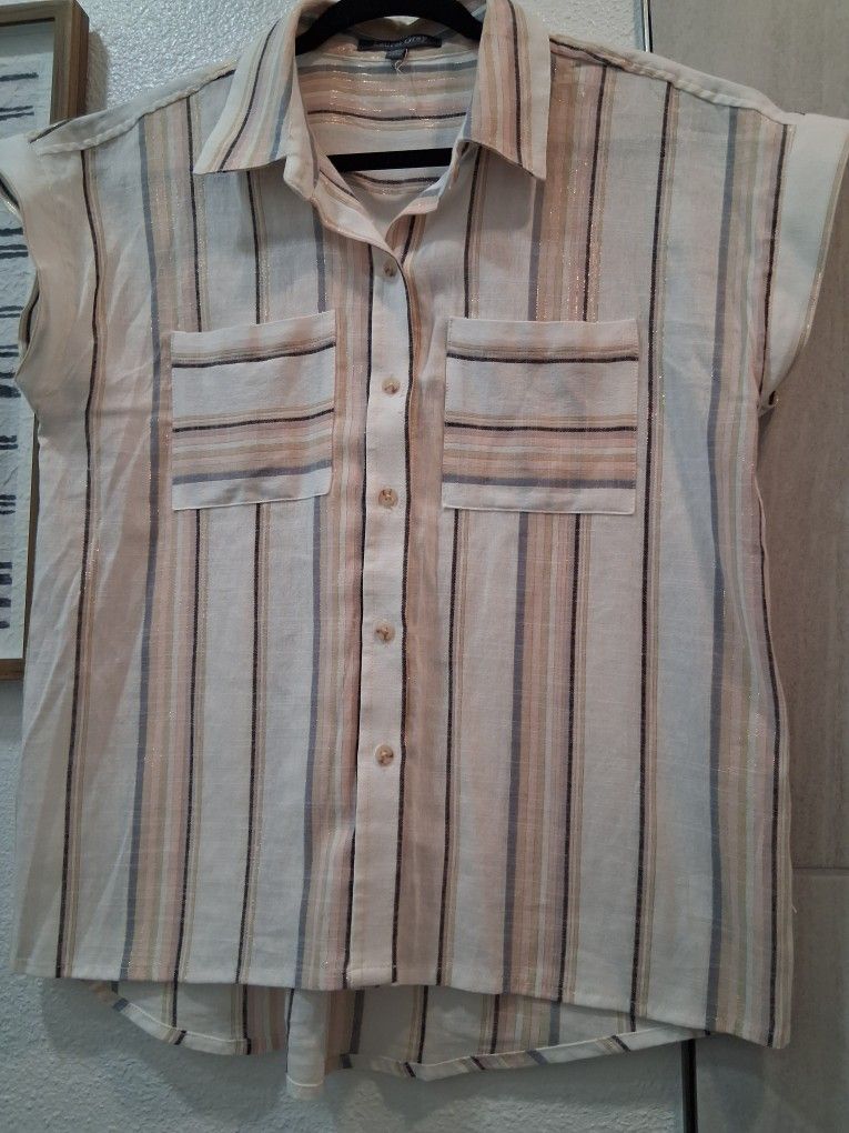 100% Cotton Laura Grey Pretty Top