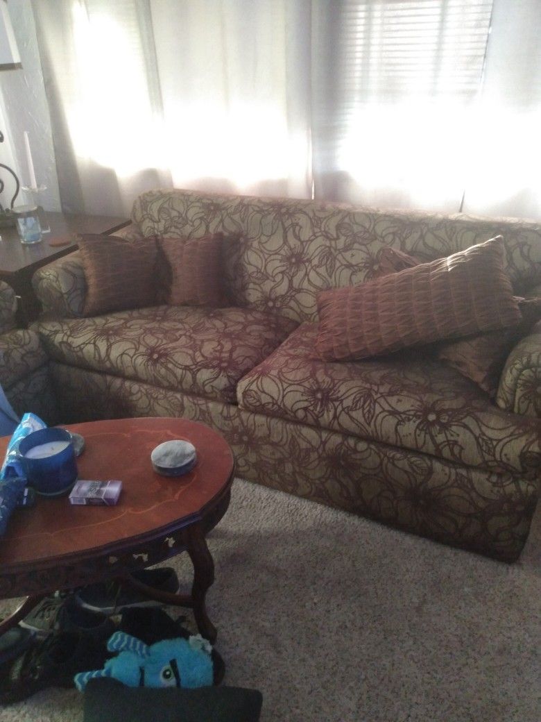 2 Sofa Couch Beds Both 150.00