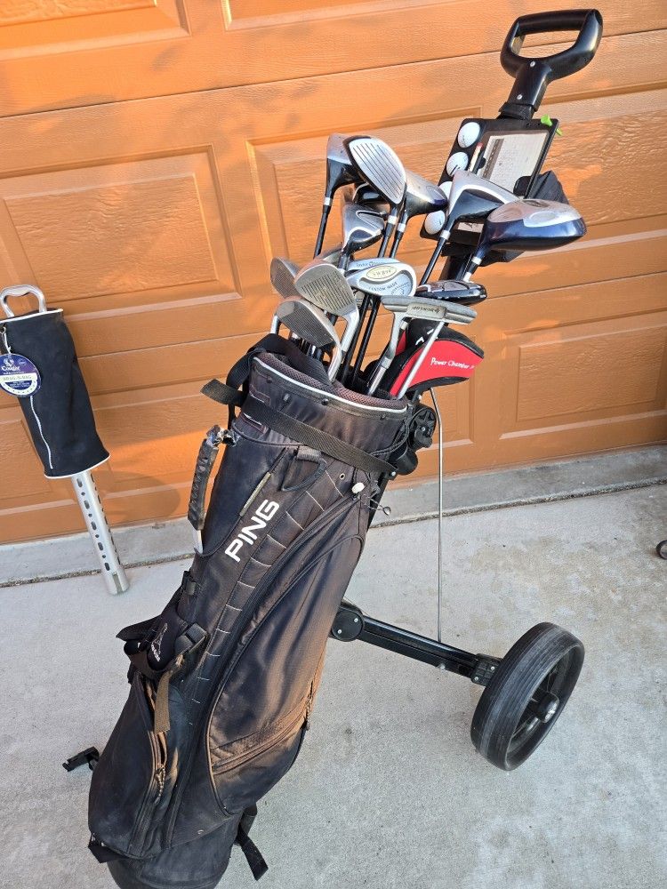 Left Handed GOLF Clubs, Caddie
