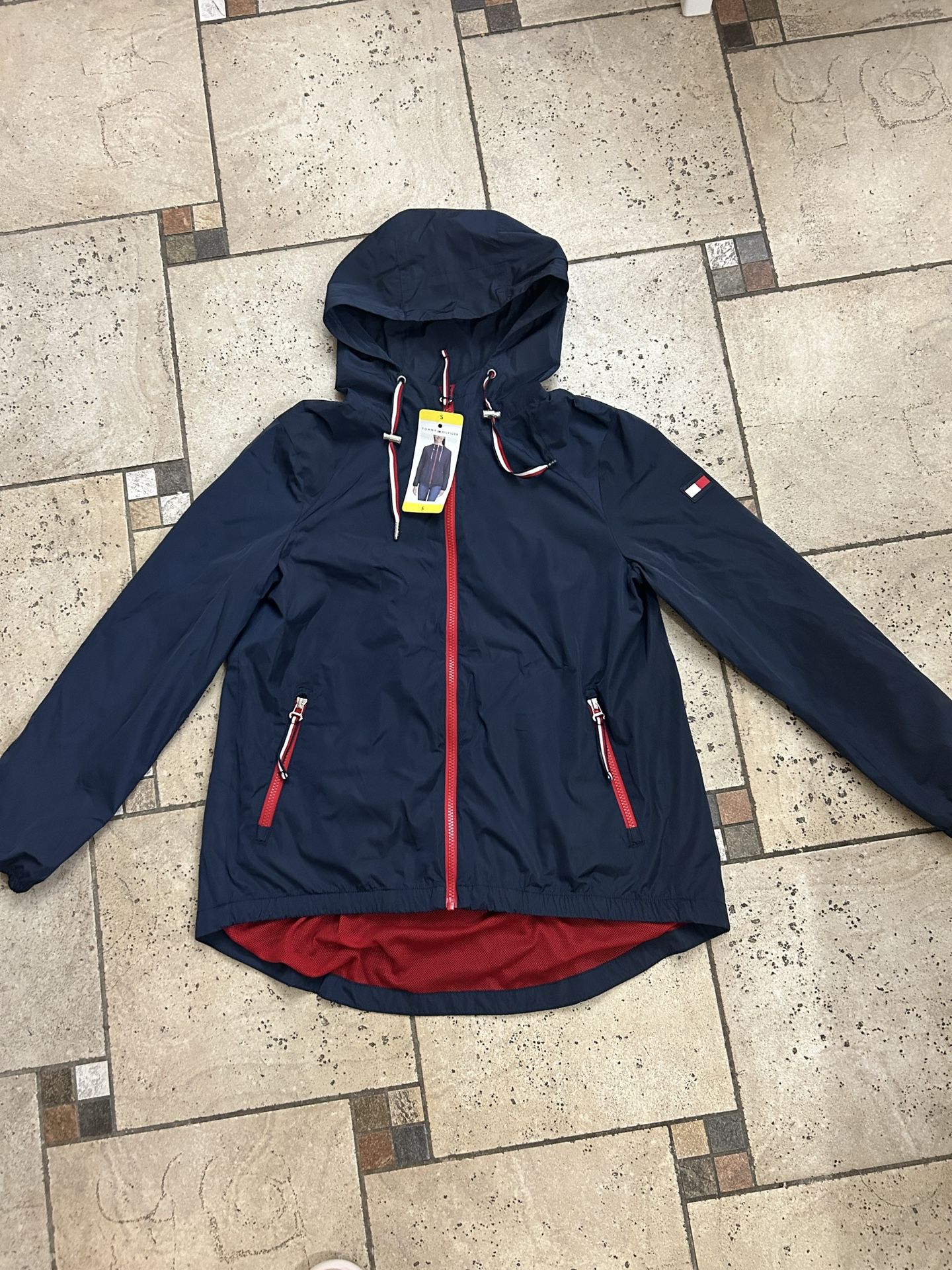 NWT Tommy Hilfiger women full zip hooded jacket Size S