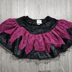 Adult Women's Magenta & Black Petticoat Tutu Skirt Costume