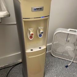 Water cooler/heater with dual filters