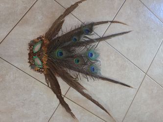 Genuine Peacock Mask