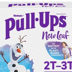 Pull-Ups New Leaf Boys’ Potty Training Pants, 31 count, size 2T-3T