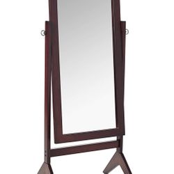 Espresso Floor Mirror 