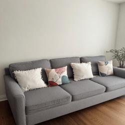 Pottery Barn Cameron Roll Arm Sleeper Sofa – Good Condition, Gray - San Francisco, CA
