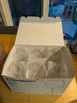 IKEA wine glasses 6 pack
