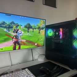 Black Gaming Pc Computer Desktop RTX 5050