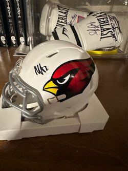 Marvin Harrison Jr signed mini helmet
