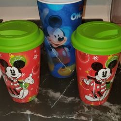 mickey mouse cups