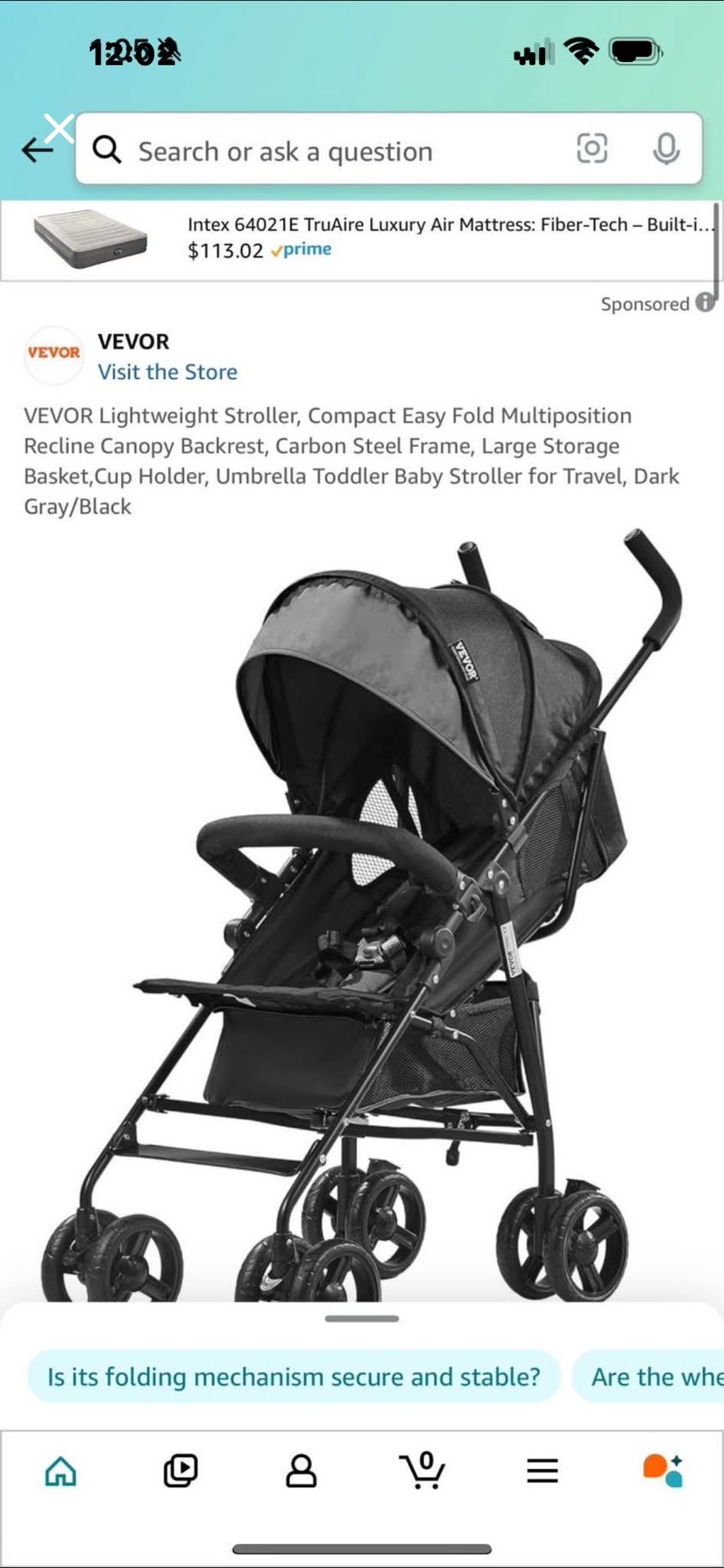 VEVOR Lightweight Stroller