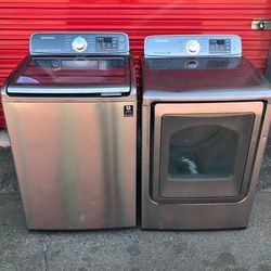 Samsung Washer And Dryer Electric Grey 