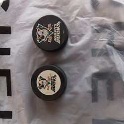 Anaheim Mighty Ducks Nhl Hockey Pucks Vintage