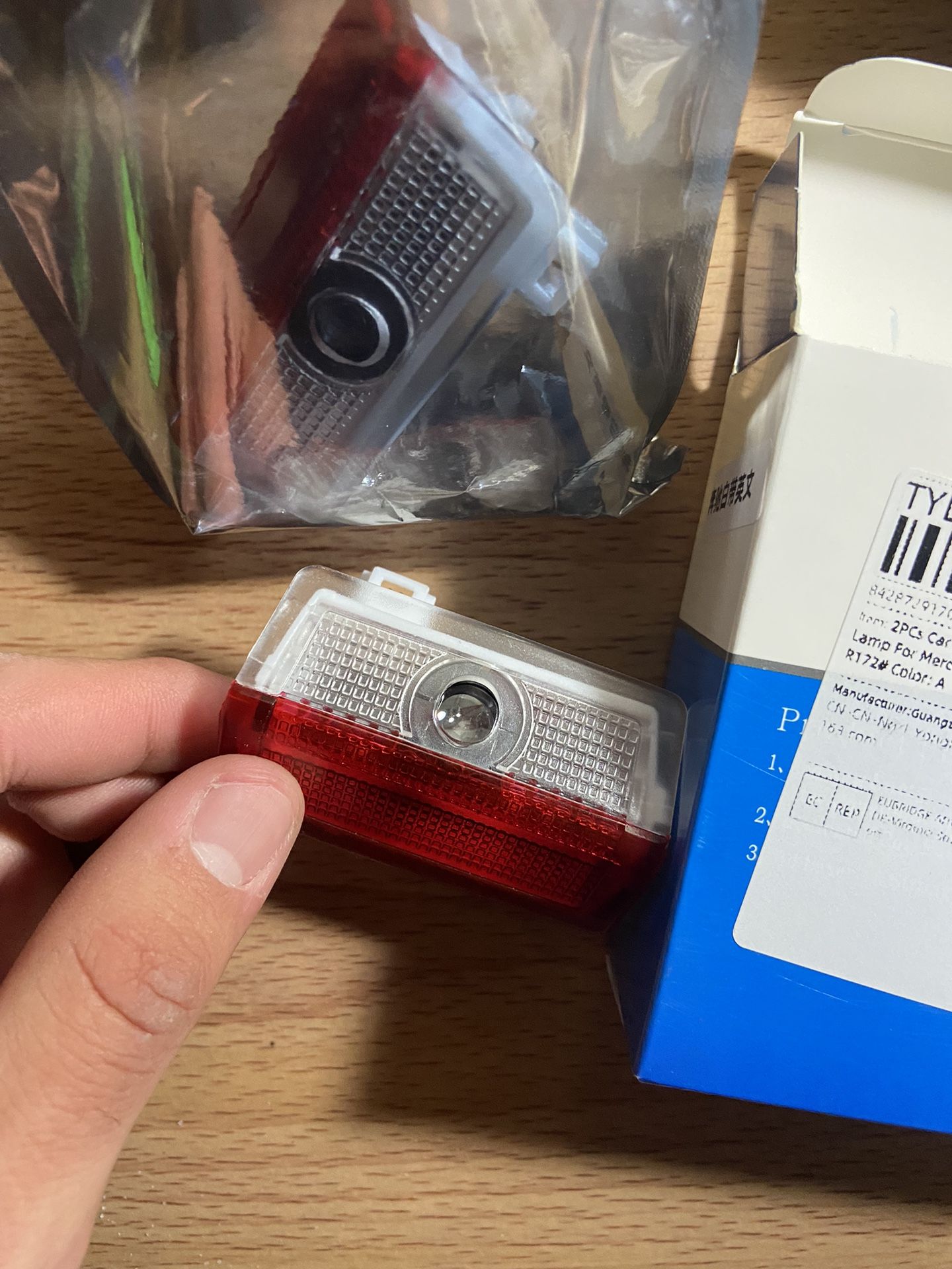 Mercedes Welcome Lights