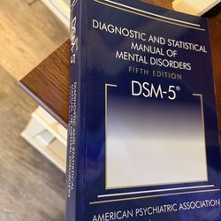 DSM-5 The Diagnostic And Statistical Manual Of Mental Disorders Book