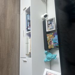 White TV Stand 