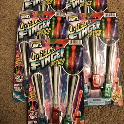Light up finger optics.