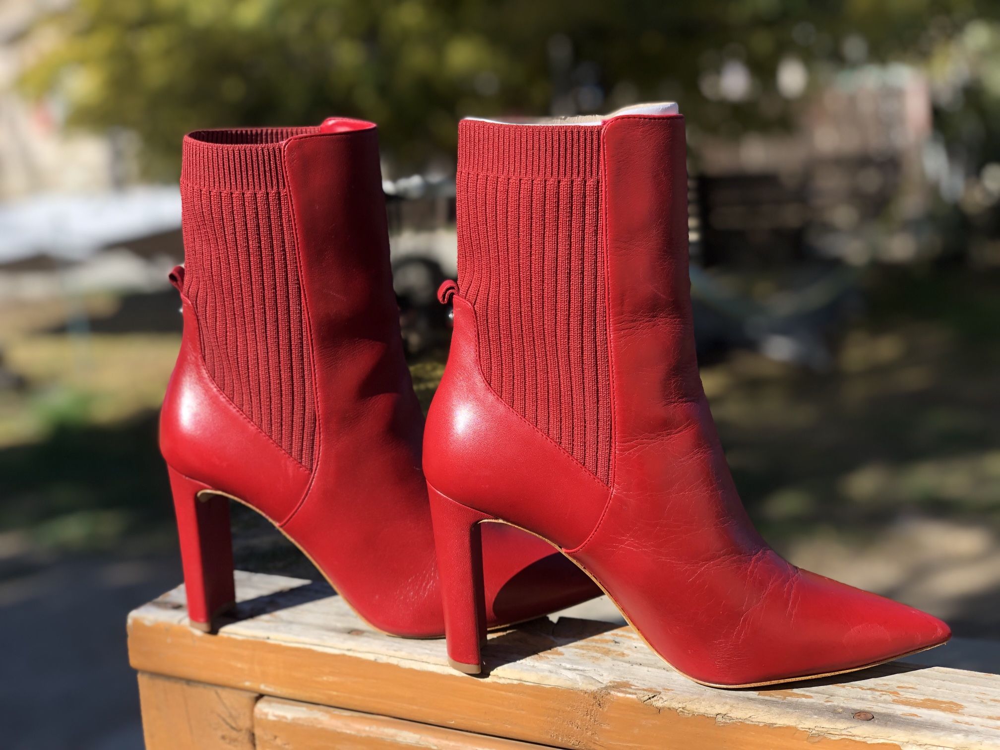 Red Aldo Boots 