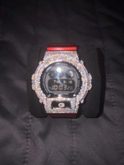 Red Moissanite G-Shock 6900