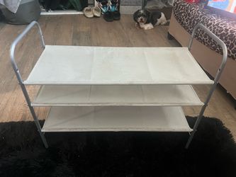 3-Tier Fabric Shoe Rack