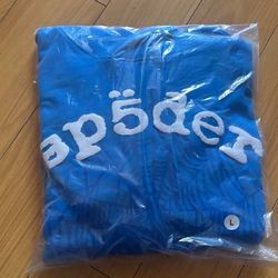 Blue Sp5der Hoodie