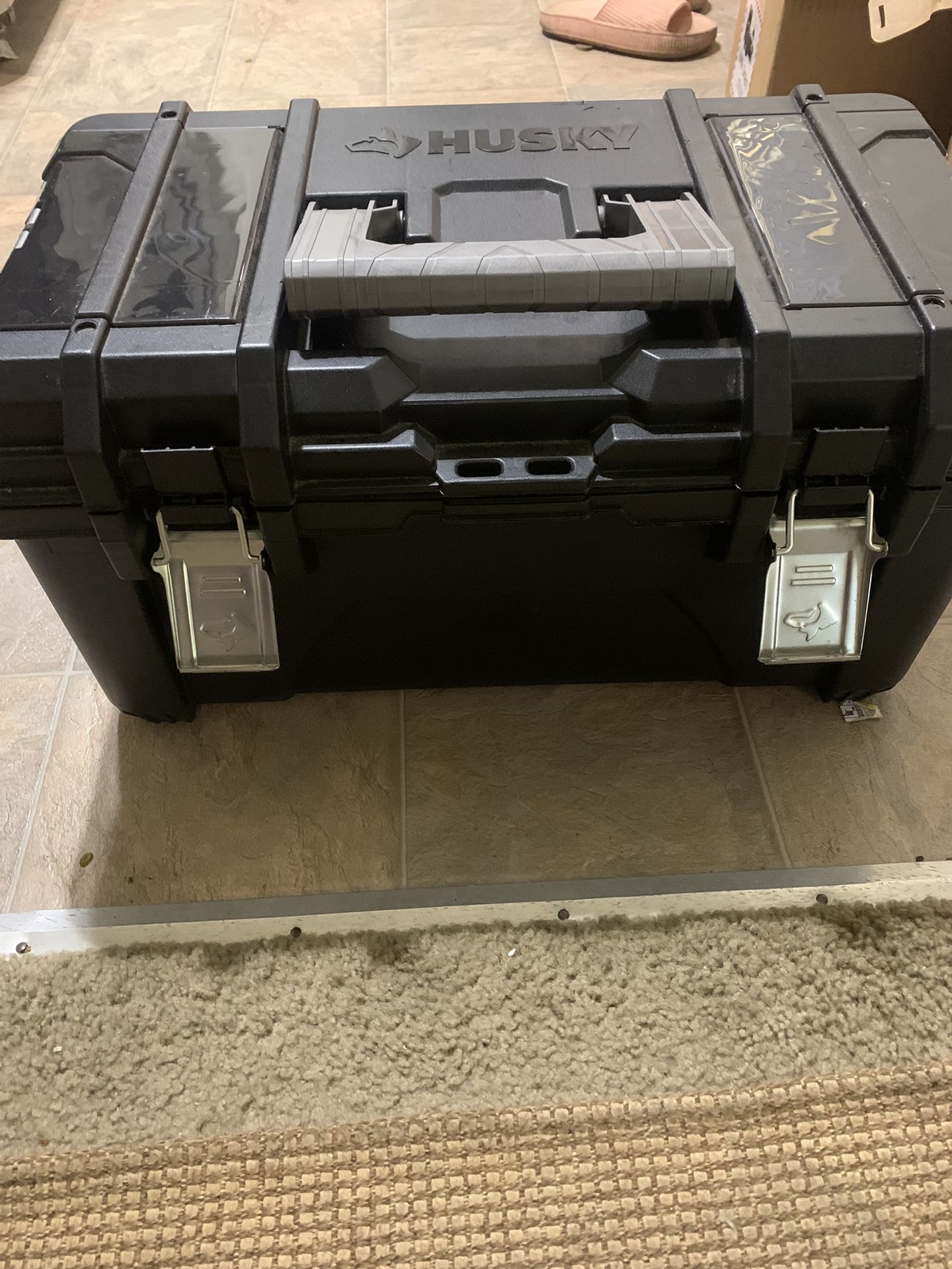 Husky Tool Box With Accessories