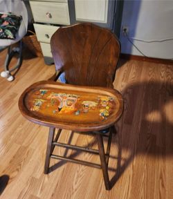 Antique High Chair 1940s