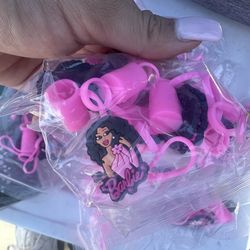 Barbie Tumbler straw caps