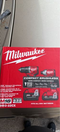Milwaukee M18 Compact Brushless 2-Tool Combo Kit