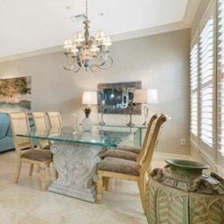 FREE Glass Dining Room Table and Console Table