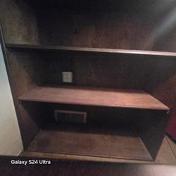 Solid WOOD BOOKSHELF 5 SHELVES
